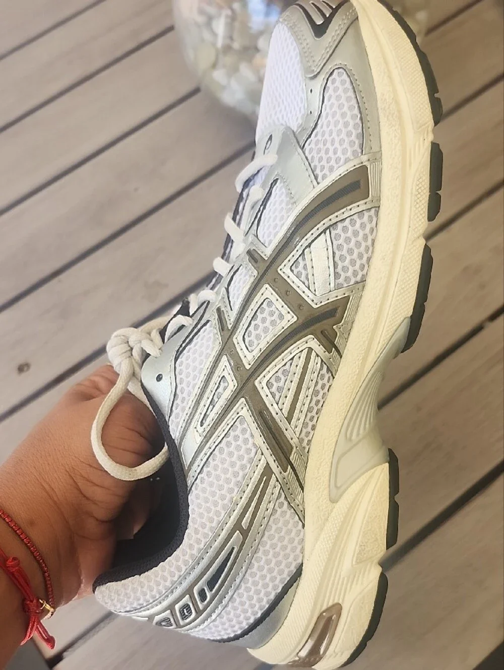 Asics Gel - 1130 MEN  Black, White & Silver Athletic Sneakers